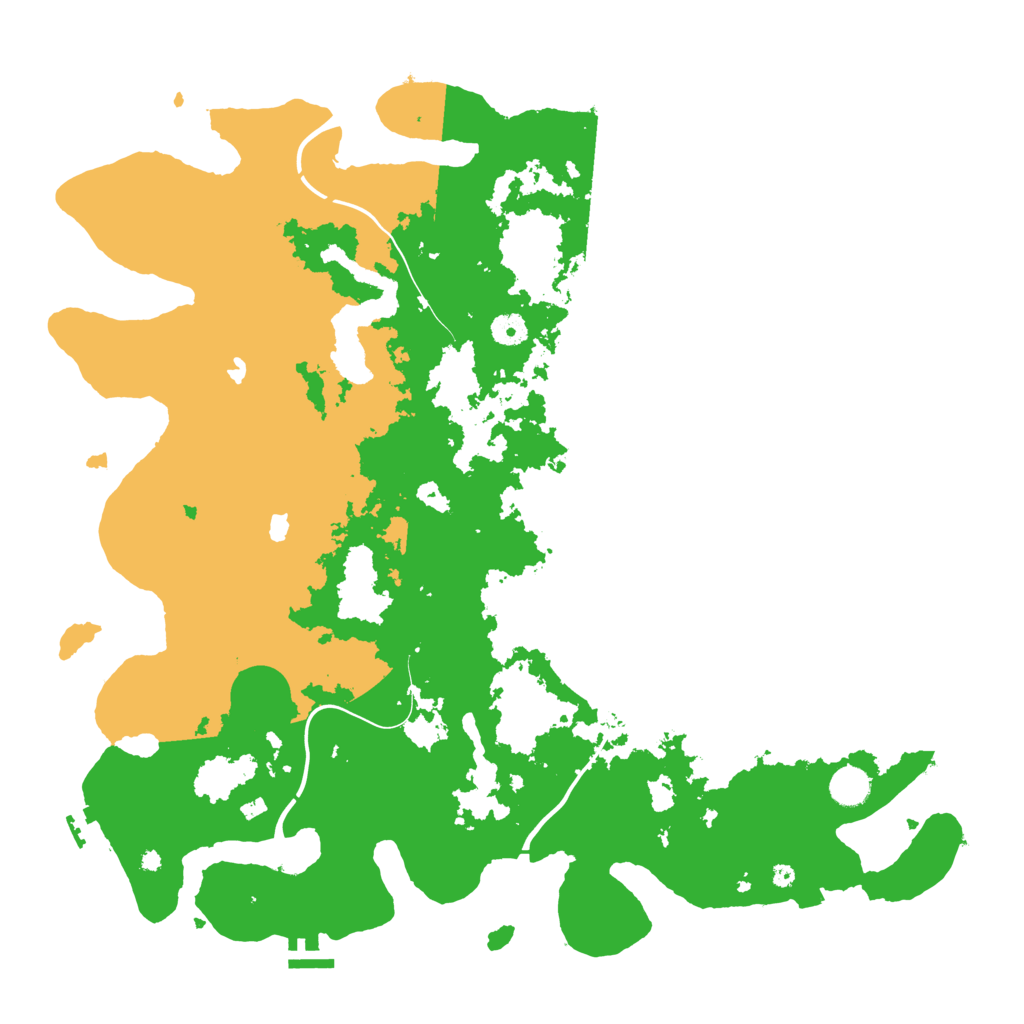 Biome Rust Map: Procedural Map, Size: 4500, Seed: 641597331