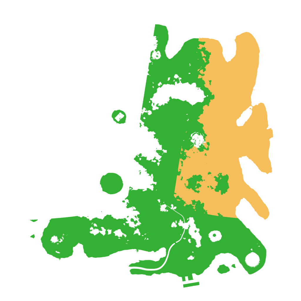 Biome Rust Map: Procedural Map, Size: 3750, Seed: 1819631242