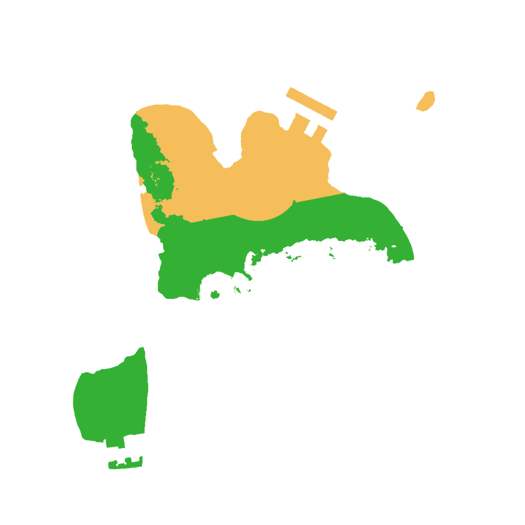 Biome Rust Map: Procedural Map, Size: 2000, Seed: 1882196466