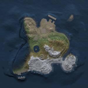 Thumbnail Rust Map: Procedural Map, Size: 2000, Seed: 1882196466, 4 Monuments