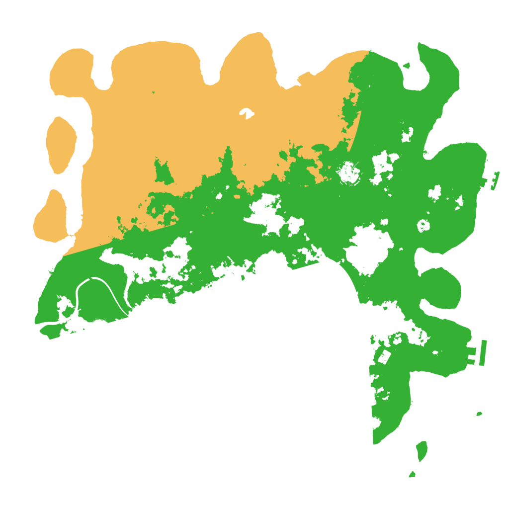 Biome Rust Map: Procedural Map, Size: 4000, Seed: 1799534828