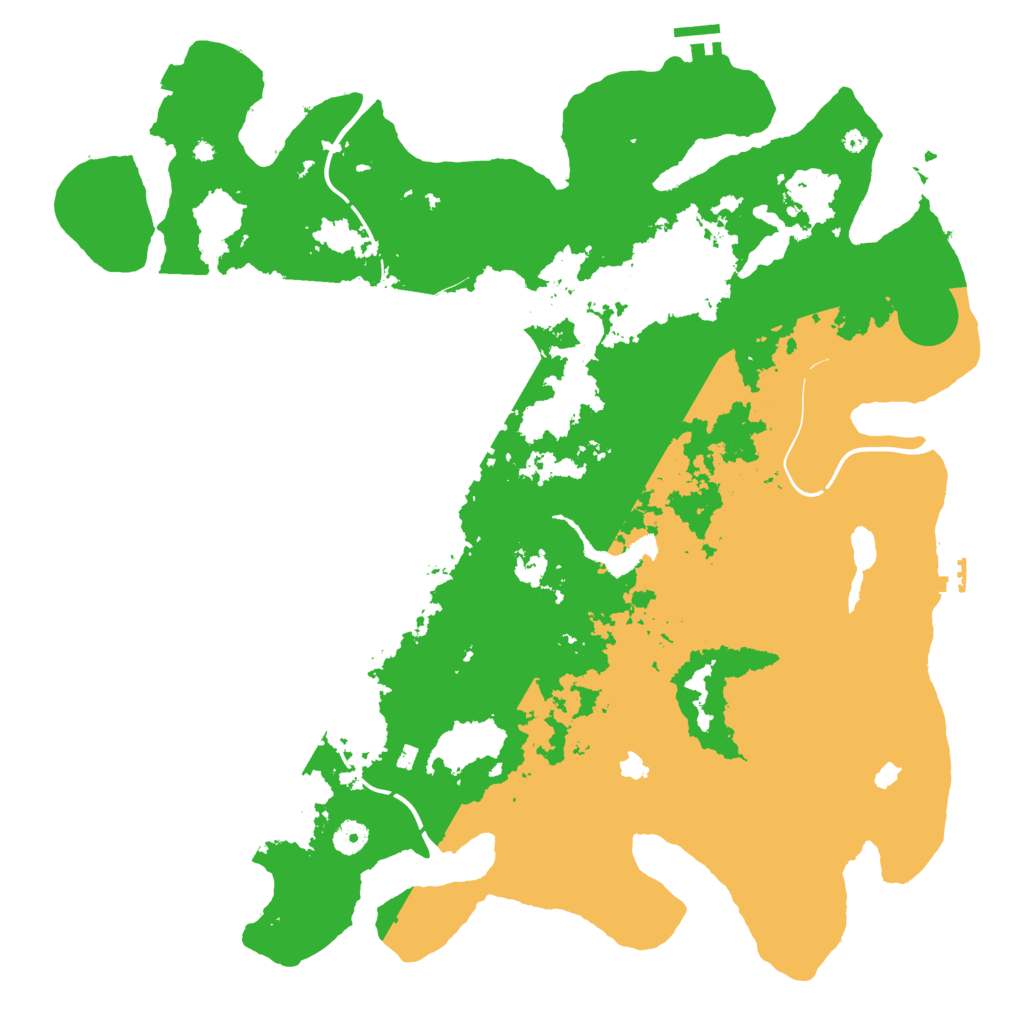 Biome Rust Map: Procedural Map, Size: 4500, Seed: 1149376429