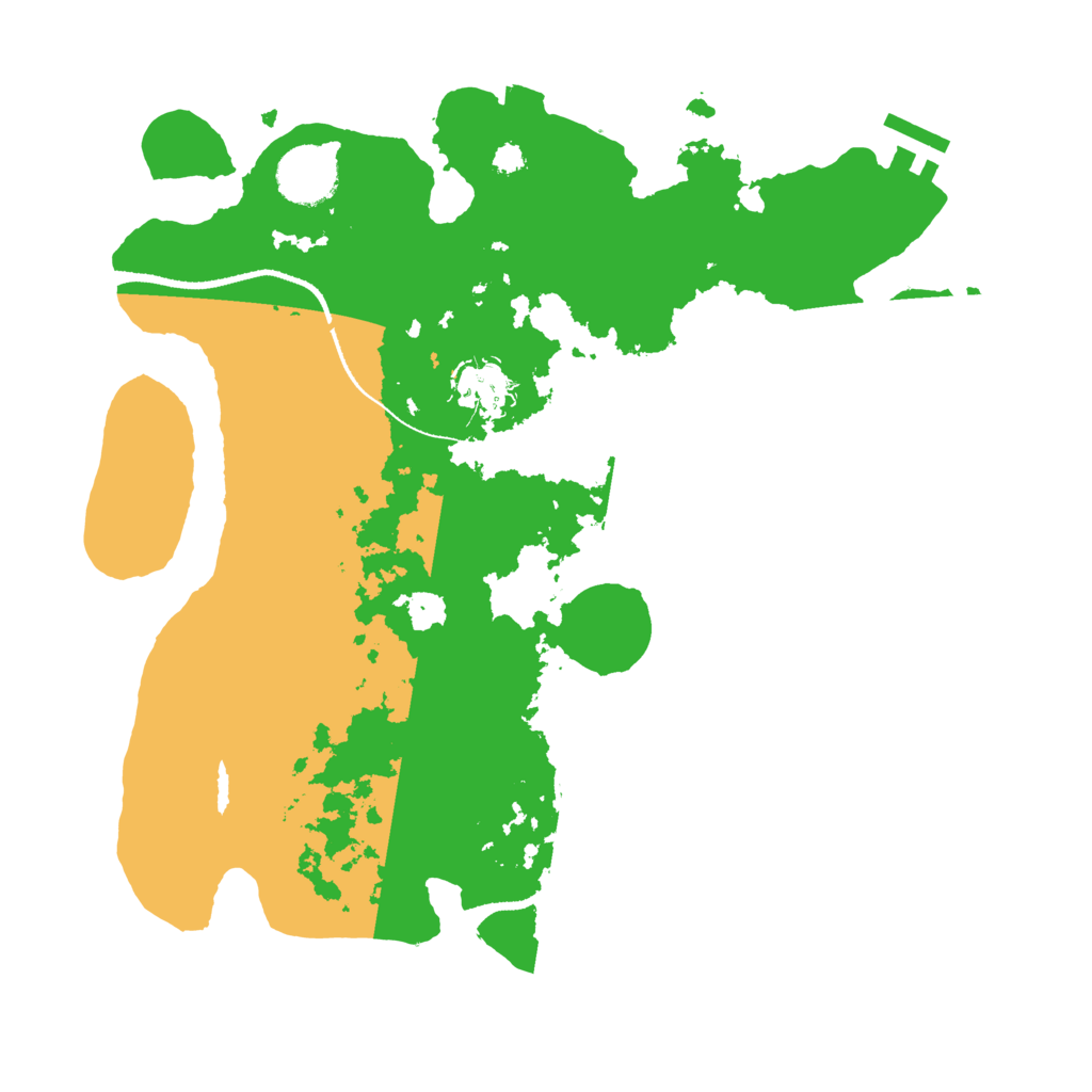 Biome Rust Map: Procedural Map, Size: 3250, Seed: 1477852