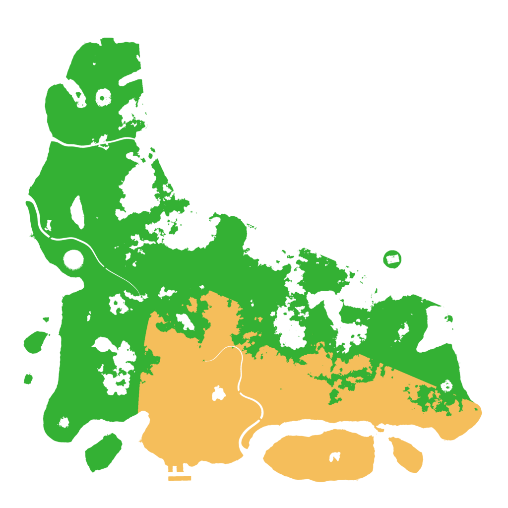 Biome Rust Map: Procedural Map, Size: 4500, Seed: 1746589175