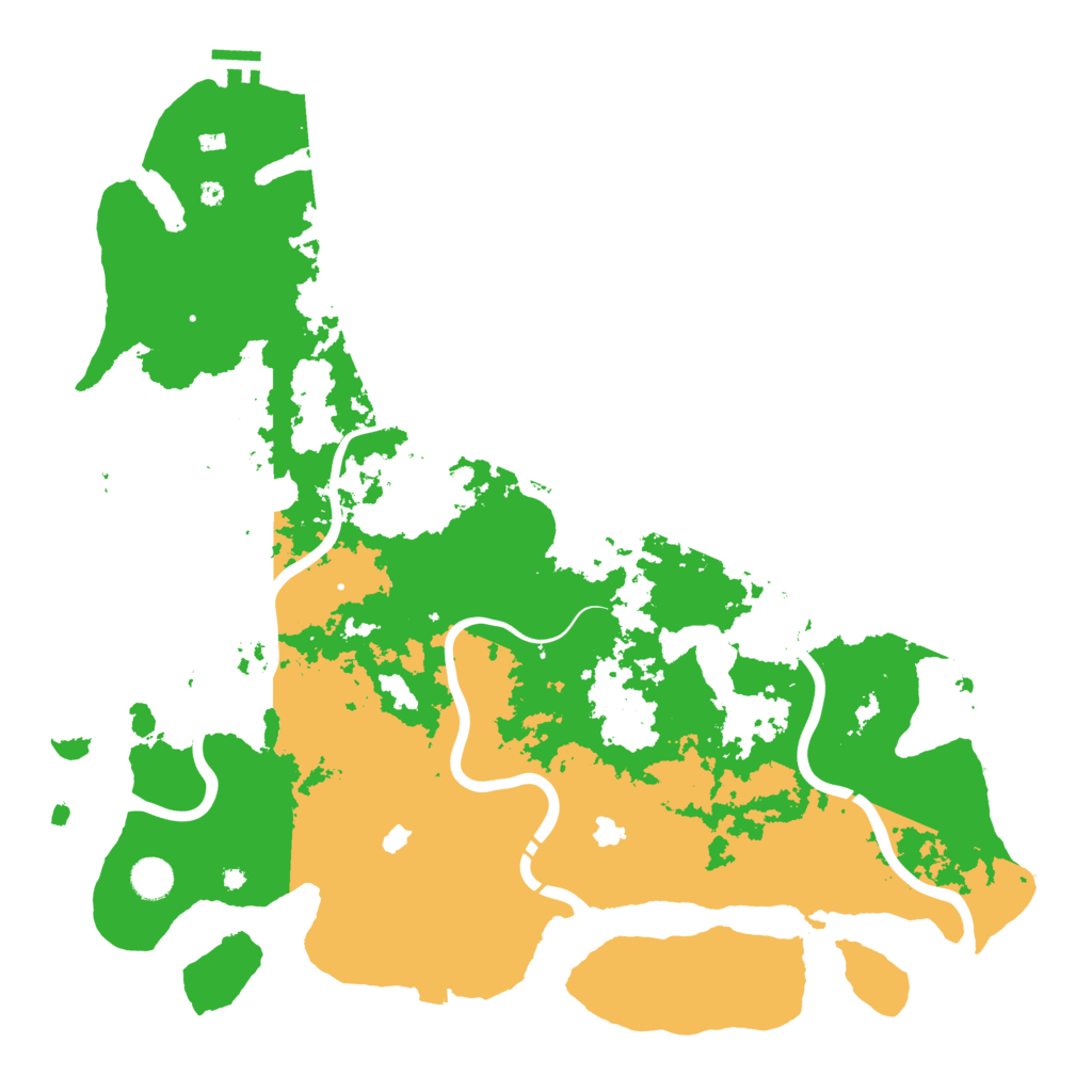 Biome Rust Map: Procedural Map, Size: 4500, Seed: 1746589175