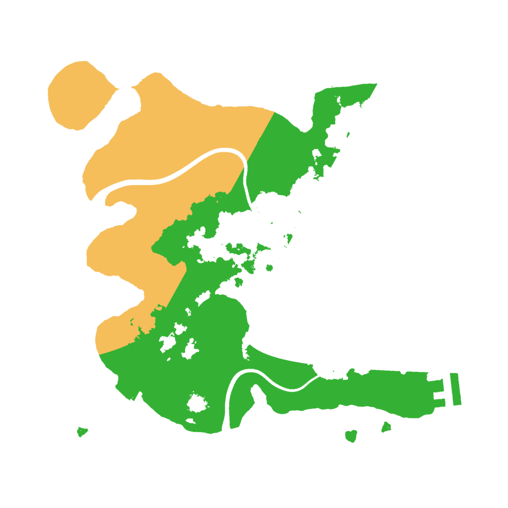 Biome Rust Map: Procedural Map, Size: 2500, Seed: 1865317560