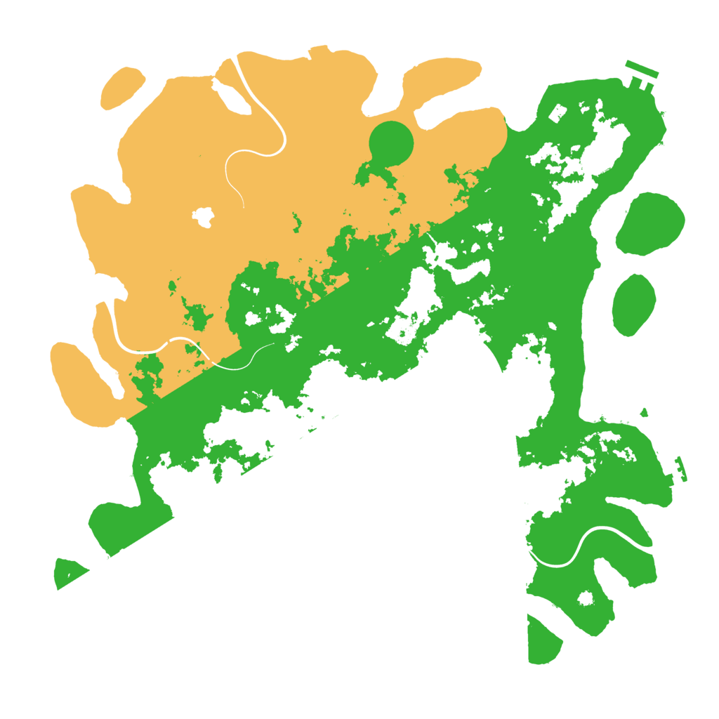 Biome Rust Map: Procedural Map, Size: 4250, Seed: 123433294