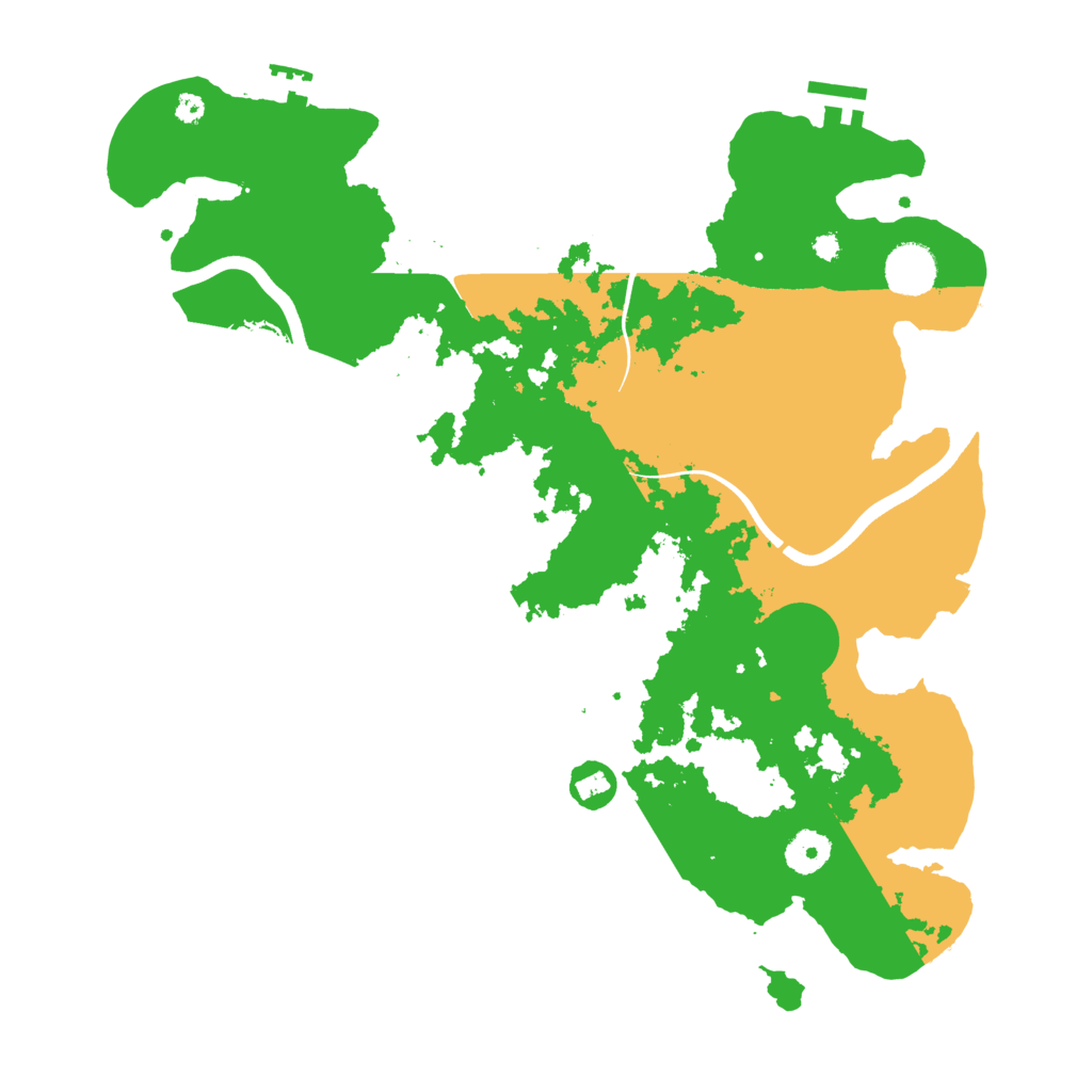 Biome Rust Map: Procedural Map, Size: 3750, Seed: 697151628