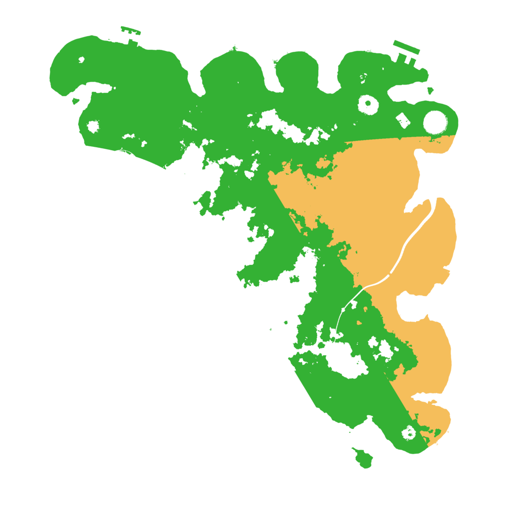 Biome Rust Map: Procedural Map, Size: 3750, Seed: 697151628