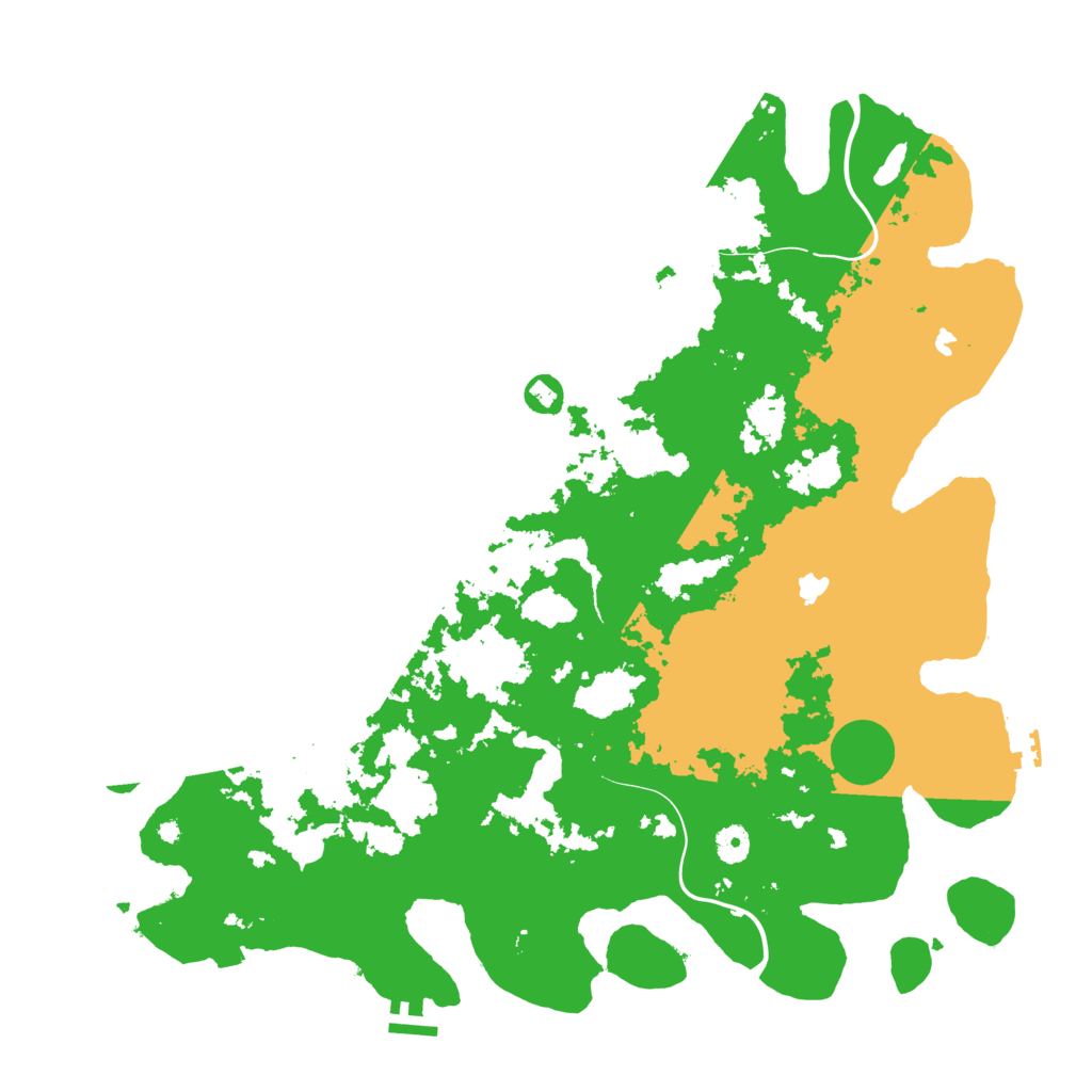 Biome Rust Map: Procedural Map, Size: 4500, Seed: 12872