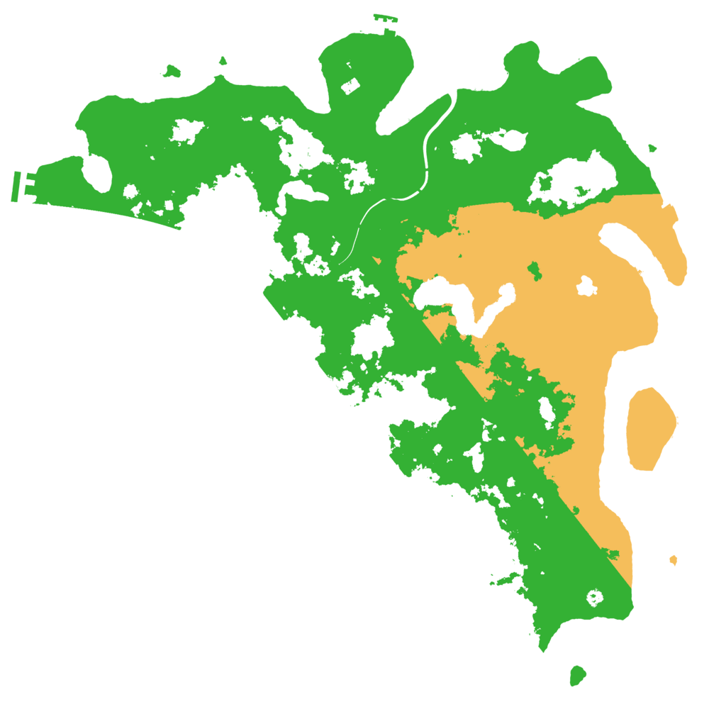 Biome Rust Map: Procedural Map, Size: 4500, Seed: 1968923952