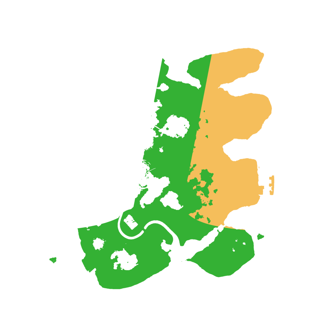Biome Rust Map: Procedural Map, Size: 2500, Seed: 2072251731