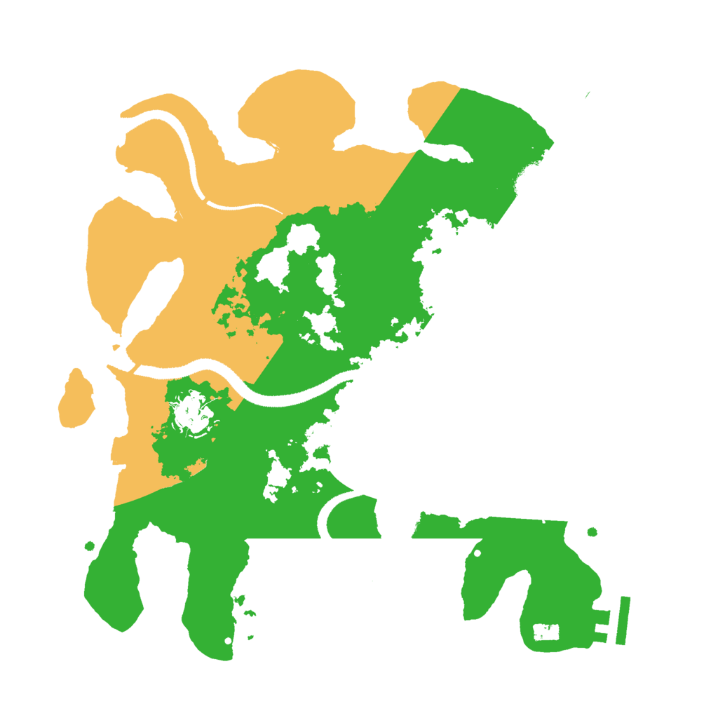 Biome Rust Map: Procedural Map, Size: 2999, Seed: 1870929678