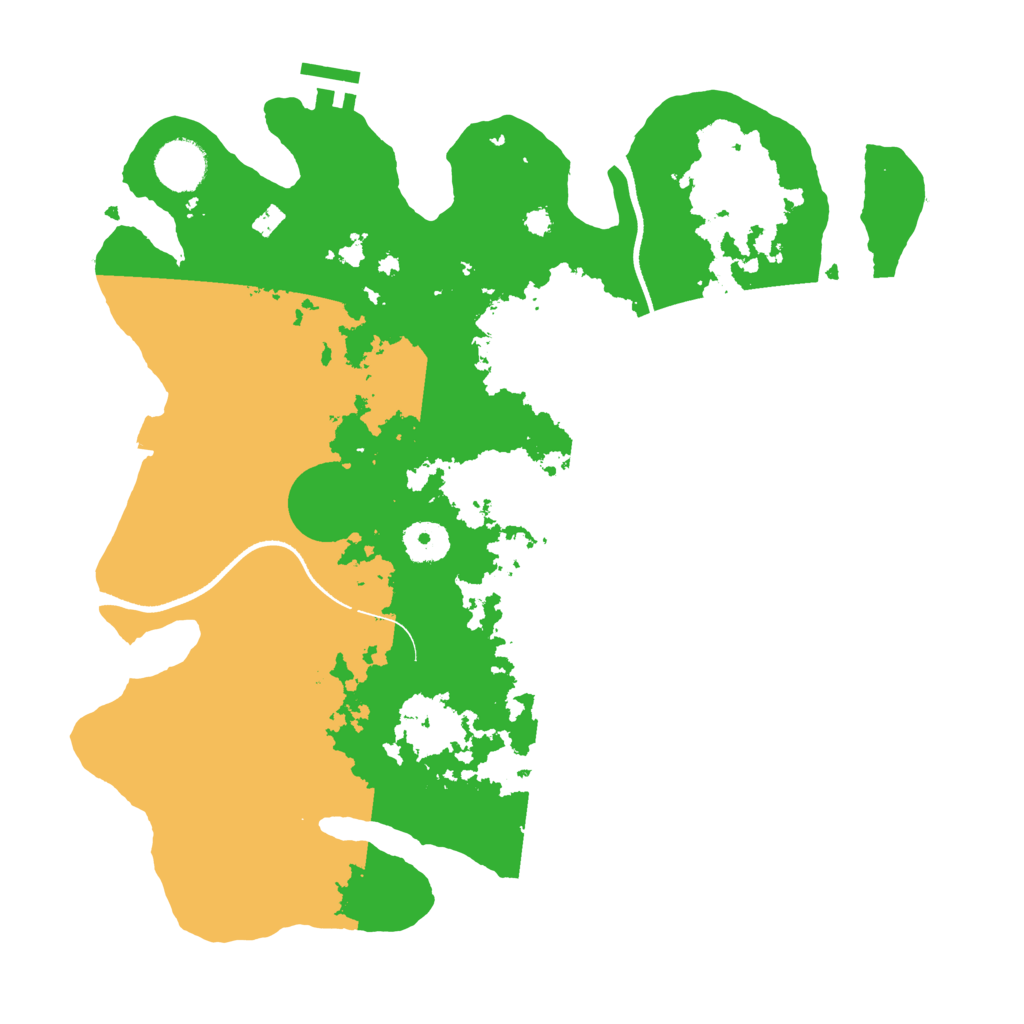 Biome Rust Map: Procedural Map, Size: 3500, Seed: 943489629