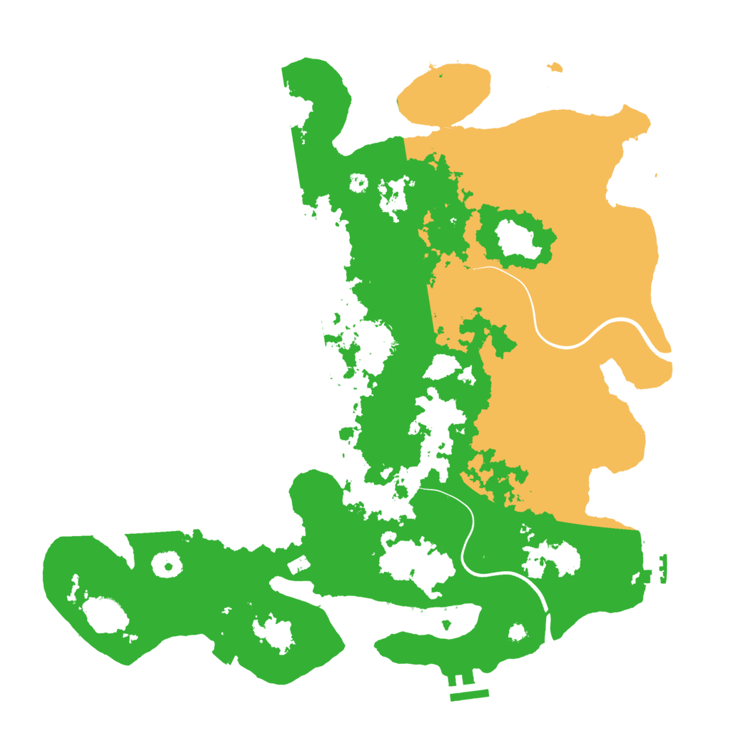 Biome Rust Map: Procedural Map, Size: 3800, Seed: 12021029