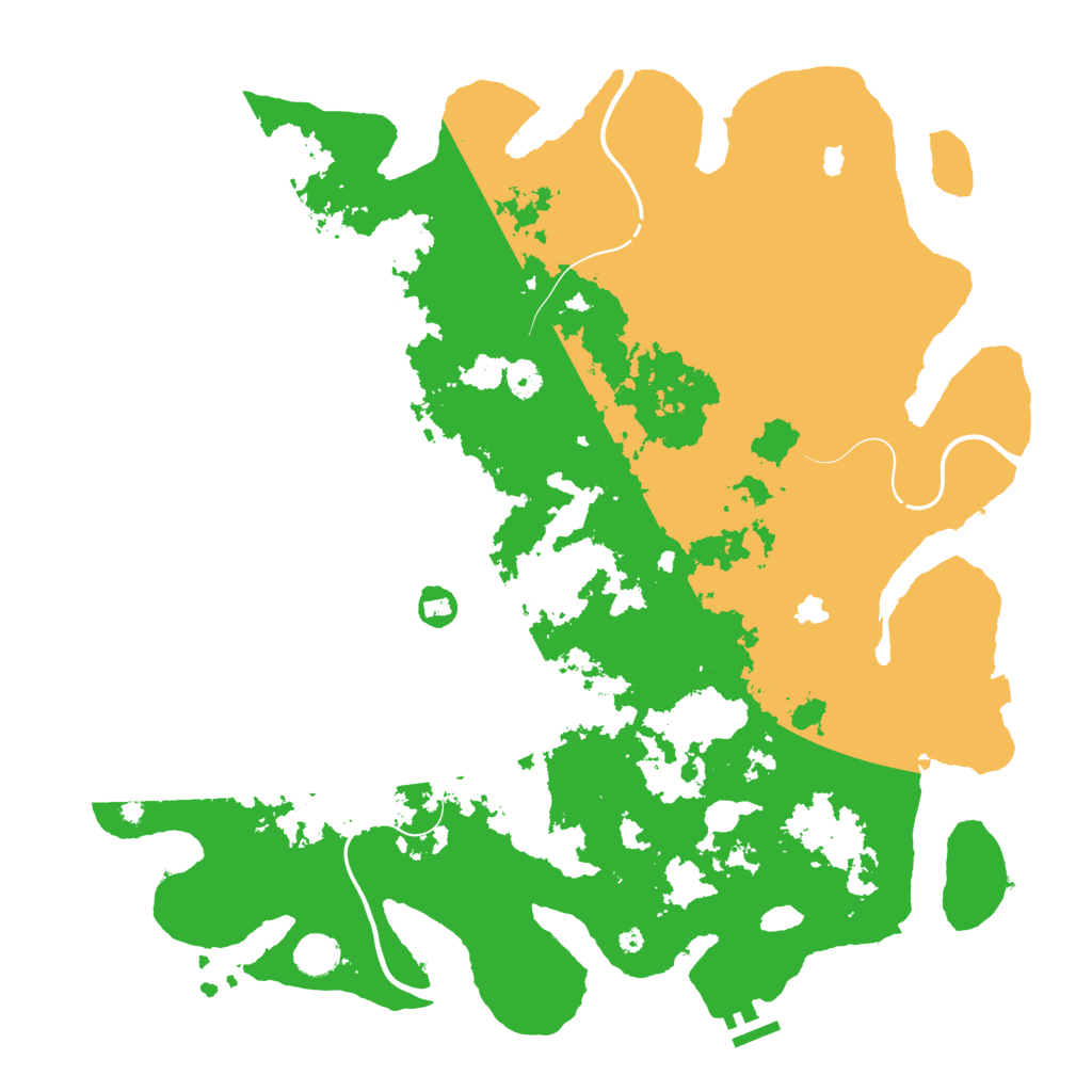 Biome Rust Map: Procedural Map, Size: 4500, Seed: 751329868