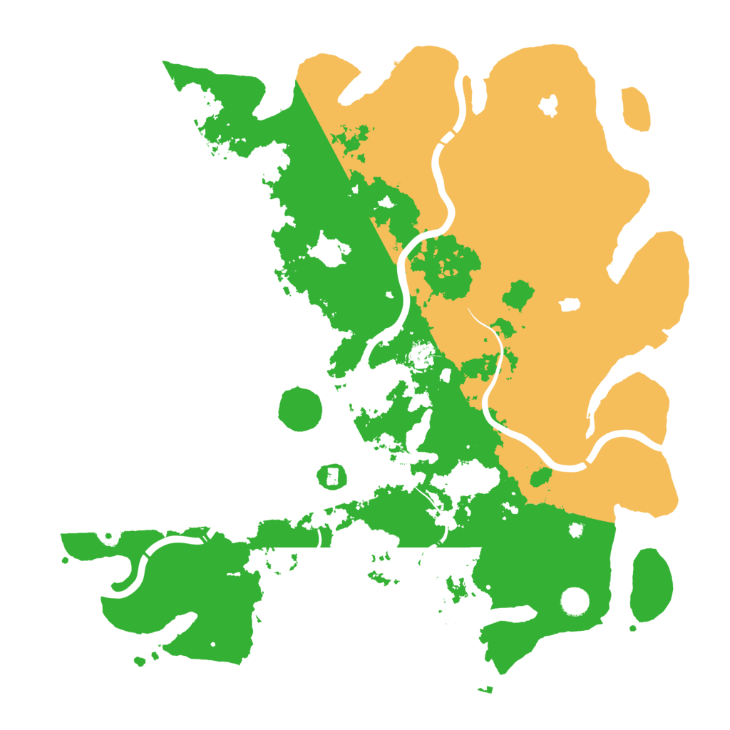 Biome Rust Map: Procedural Map, Size: 4500, Seed: 751329868