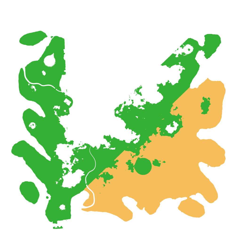 Biome Rust Map: Procedural Map, Size: 3750, Seed: 1160786550