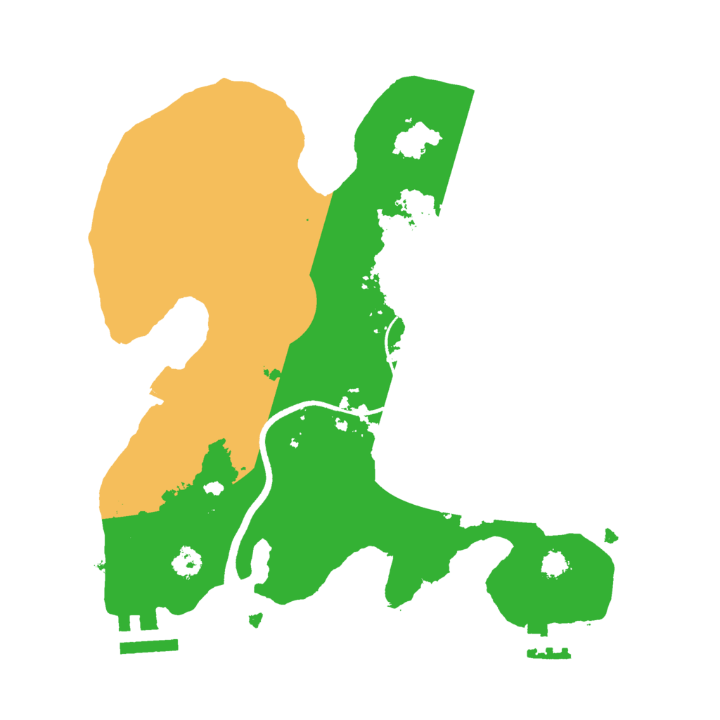 Biome Rust Map: Procedural Map, Size: 2500, Seed: 1508414353