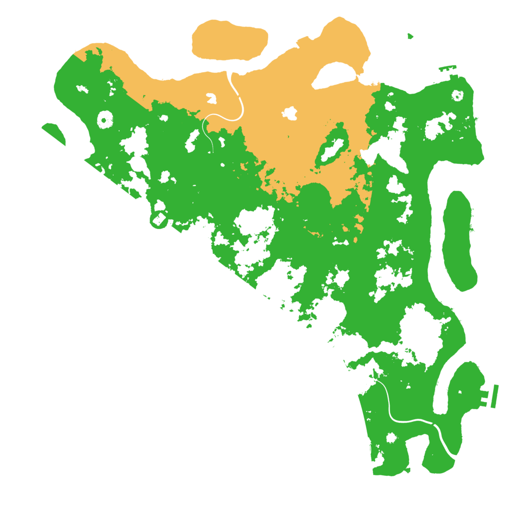 Biome Rust Map: Procedural Map, Size: 4500, Seed: 456255747