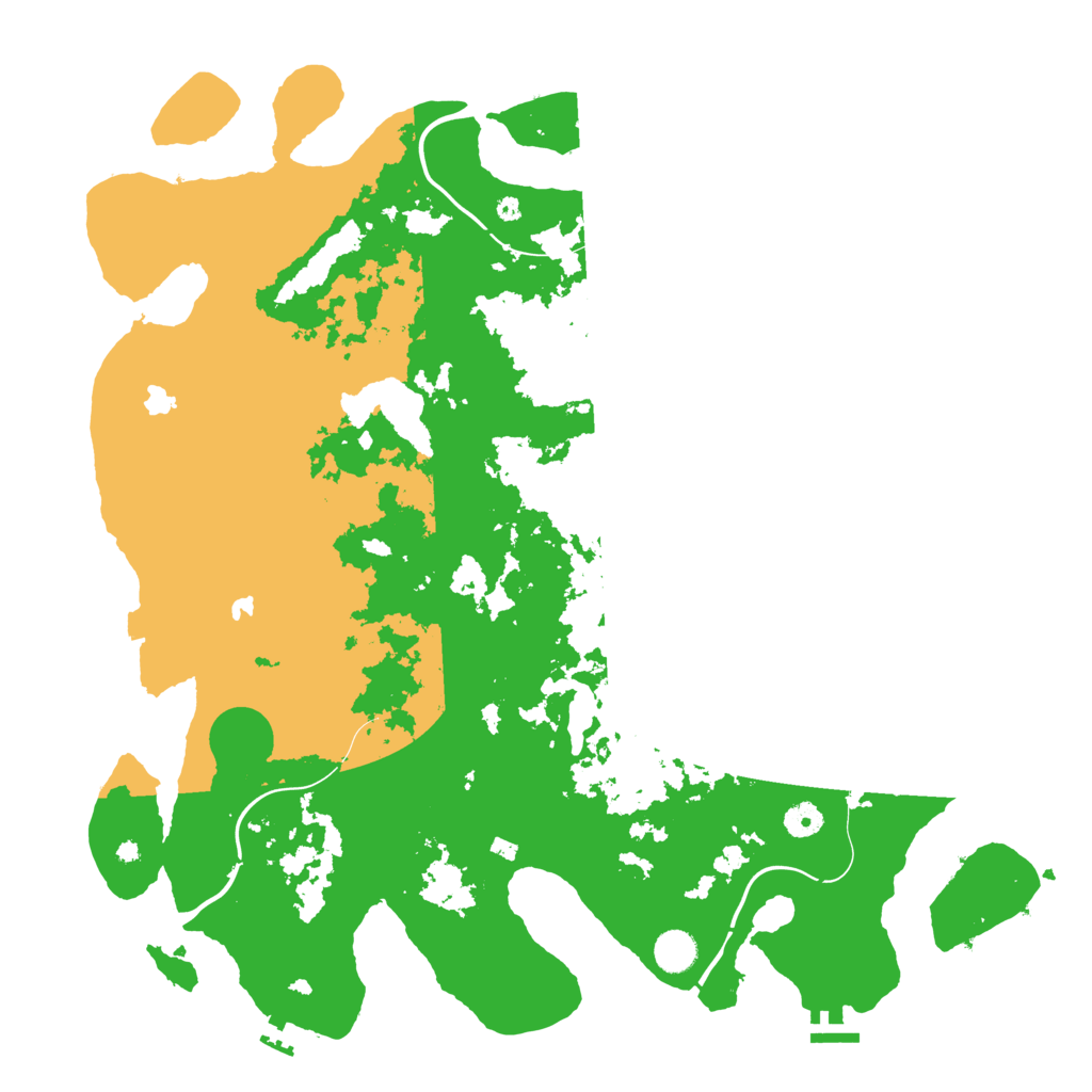 Biome Rust Map: Procedural Map, Size: 4500, Seed: 1288537081