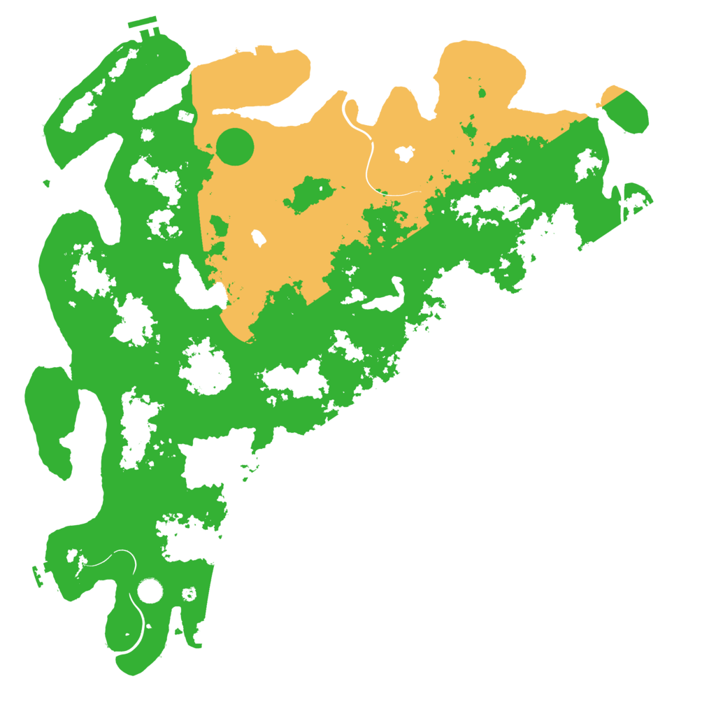 Biome Rust Map: Procedural Map, Size: 5000, Seed: 11017