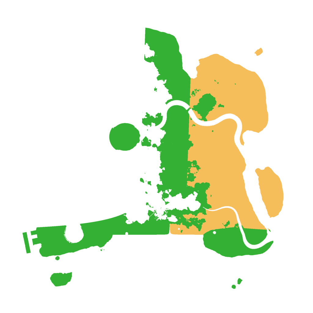 Biome Rust Map: Procedural Map, Size: 3000, Seed: 81898