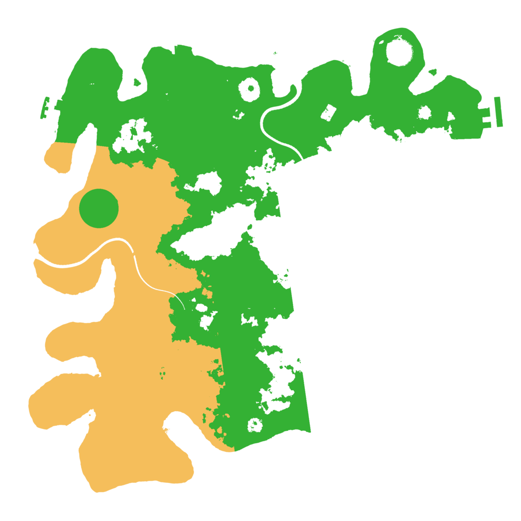 Biome Rust Map: Procedural Map, Size: 3500, Seed: 420038892