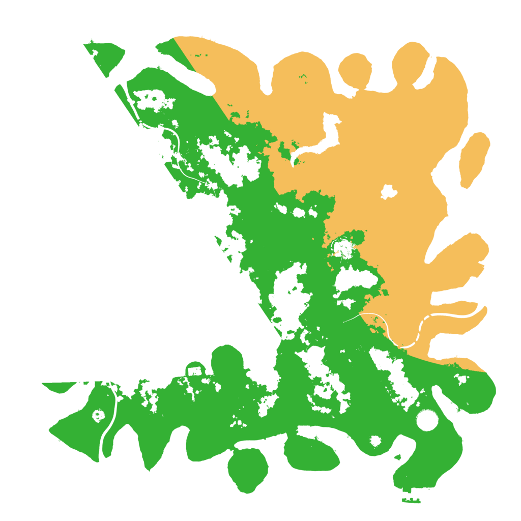 Biome Rust Map: Procedural Map, Size: 4250, Seed: 23372