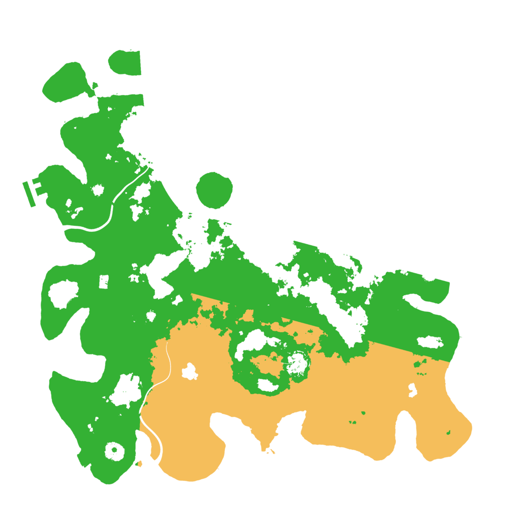 Biome Rust Map: Procedural Map, Size: 4000, Seed: 21999