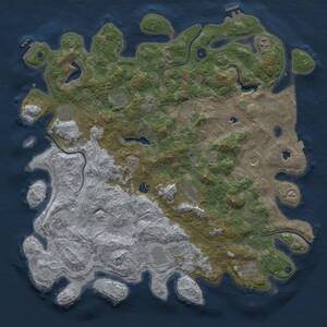Thumbnail Rust Map: Procedural Map, Size: 4800, Seed: 1503124097, 17 Monuments