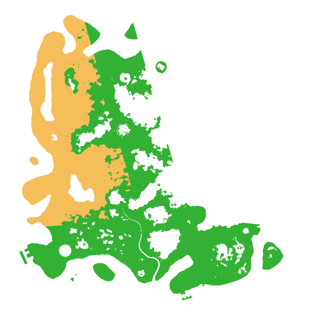 Biome Rust Map: Procedural Map, Size: 4500, Seed: 1196835215