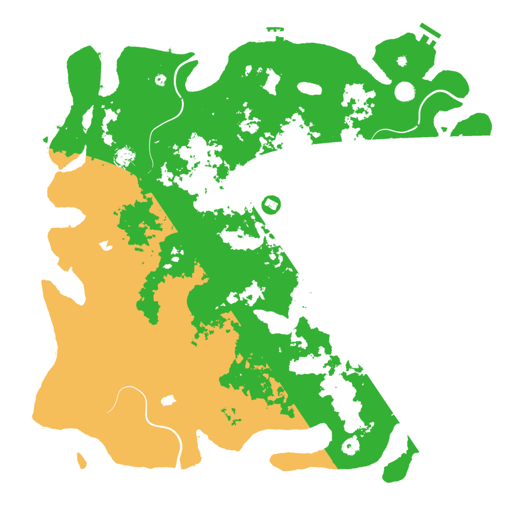 Biome Rust Map: Procedural Map, Size: 4500, Seed: 1859978116