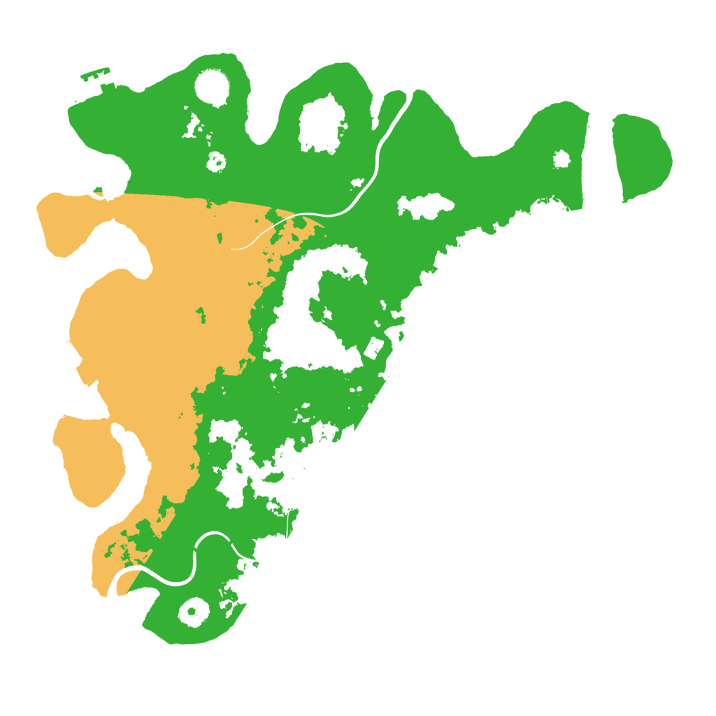 Biome Rust Map: Procedural Map, Size: 3650, Seed: 97623895