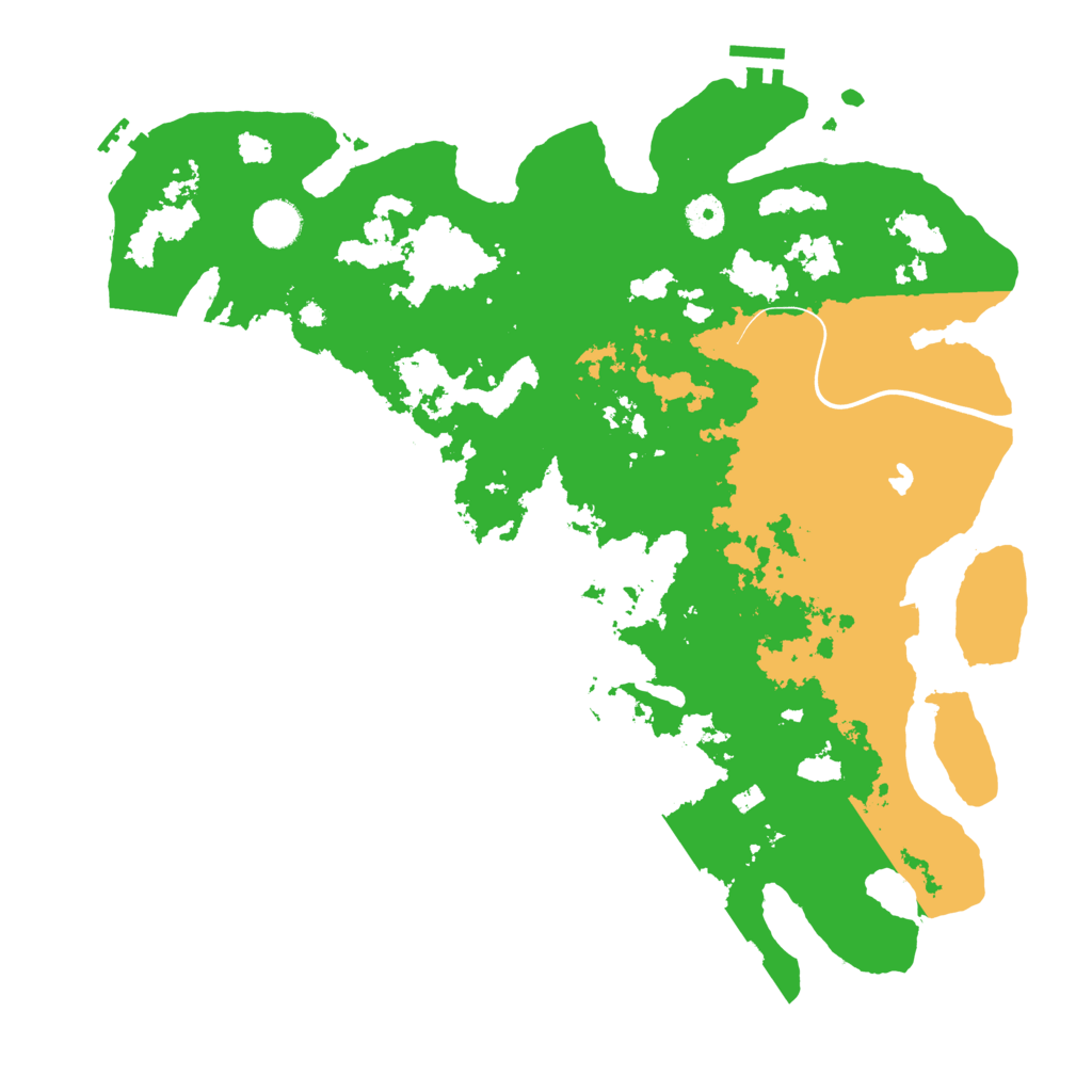 Biome Rust Map: Procedural Map, Size: 4000, Seed: 869687655