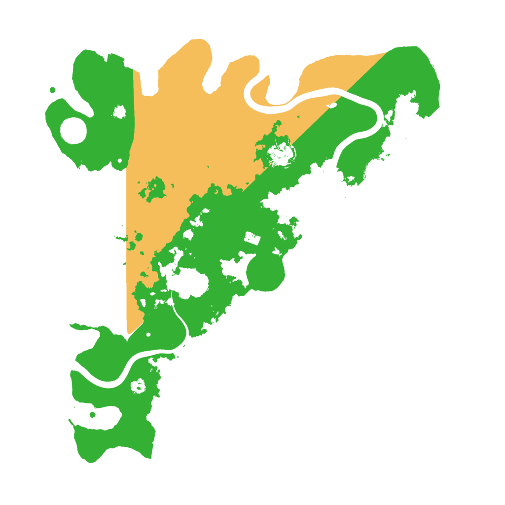 Biome Rust Map: Procedural Map, Size: 3500, Seed: 229359039