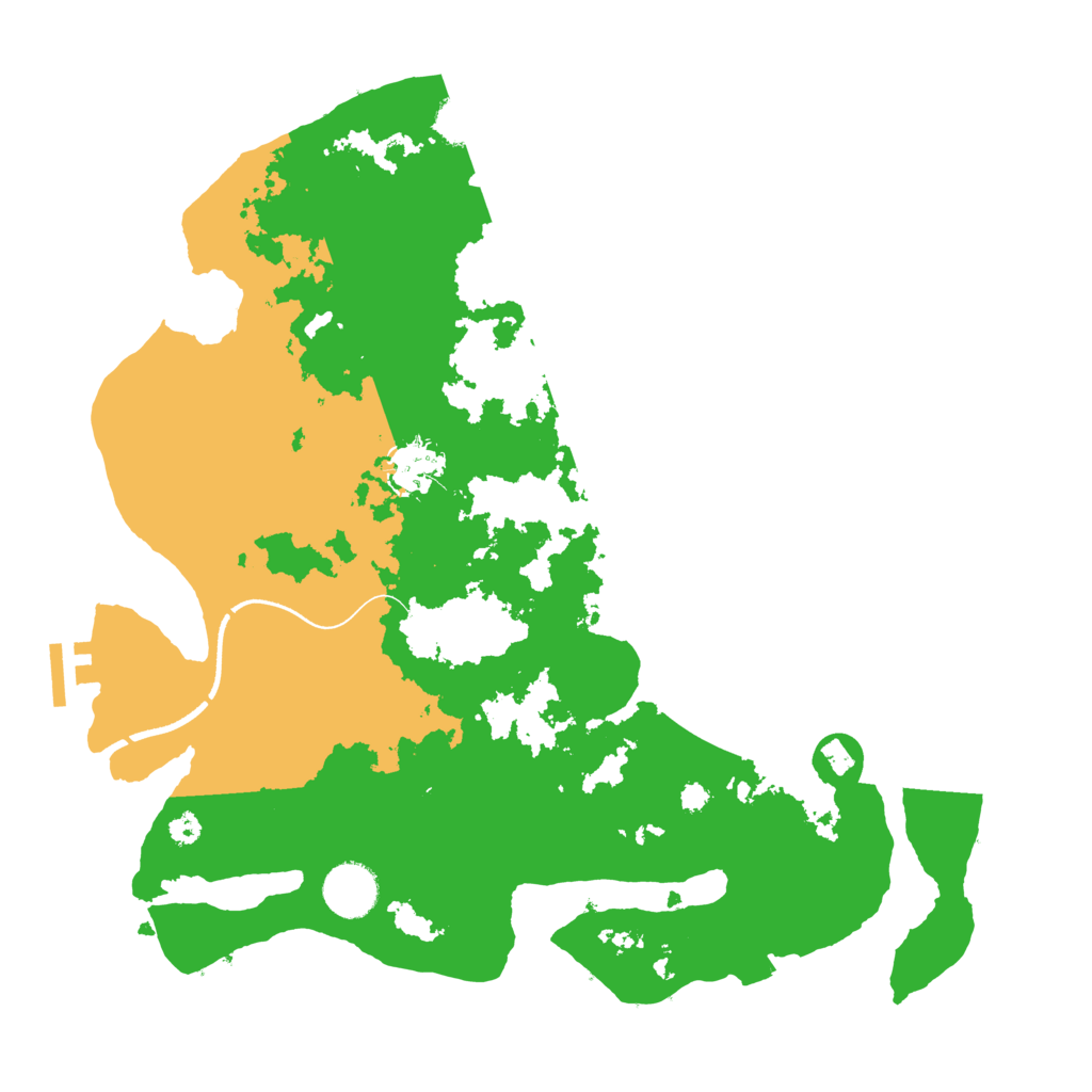 Biome Rust Map: Procedural Map, Size: 3500, Seed: 1323772638