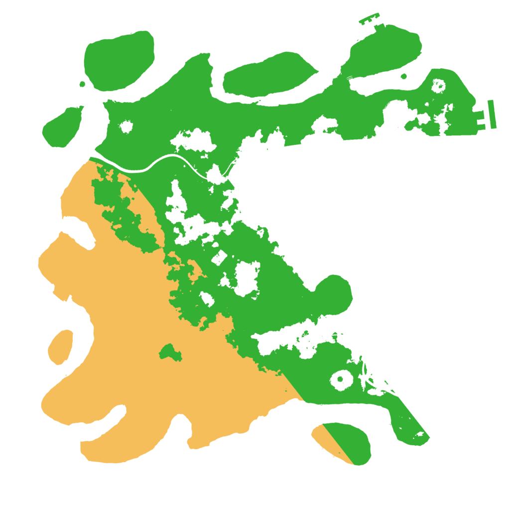 Biome Rust Map: Procedural Map, Size: 3600, Seed: 1942053732