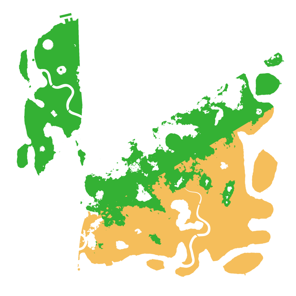 Biome Rust Map: Procedural Map, Size: 5000, Seed: 645