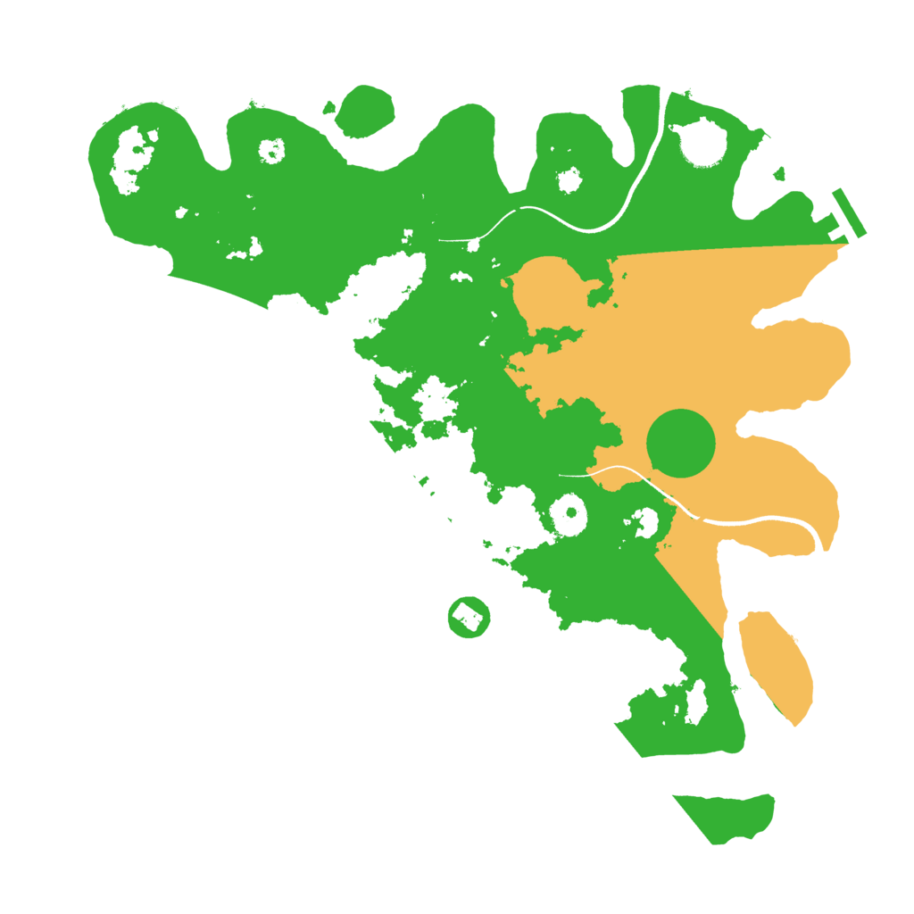 Biome Rust Map: Procedural Map, Size: 3500, Seed: 1151380776