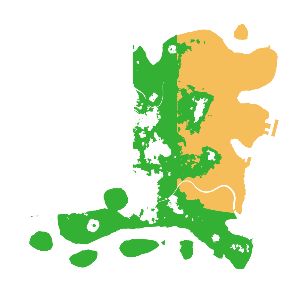 Biome Rust Map: Procedural Map, Size: 3500, Seed: 1732139098