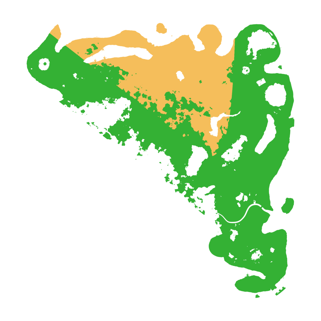 Biome Rust Map: Procedural Map, Size: 4100, Seed: 1102473088