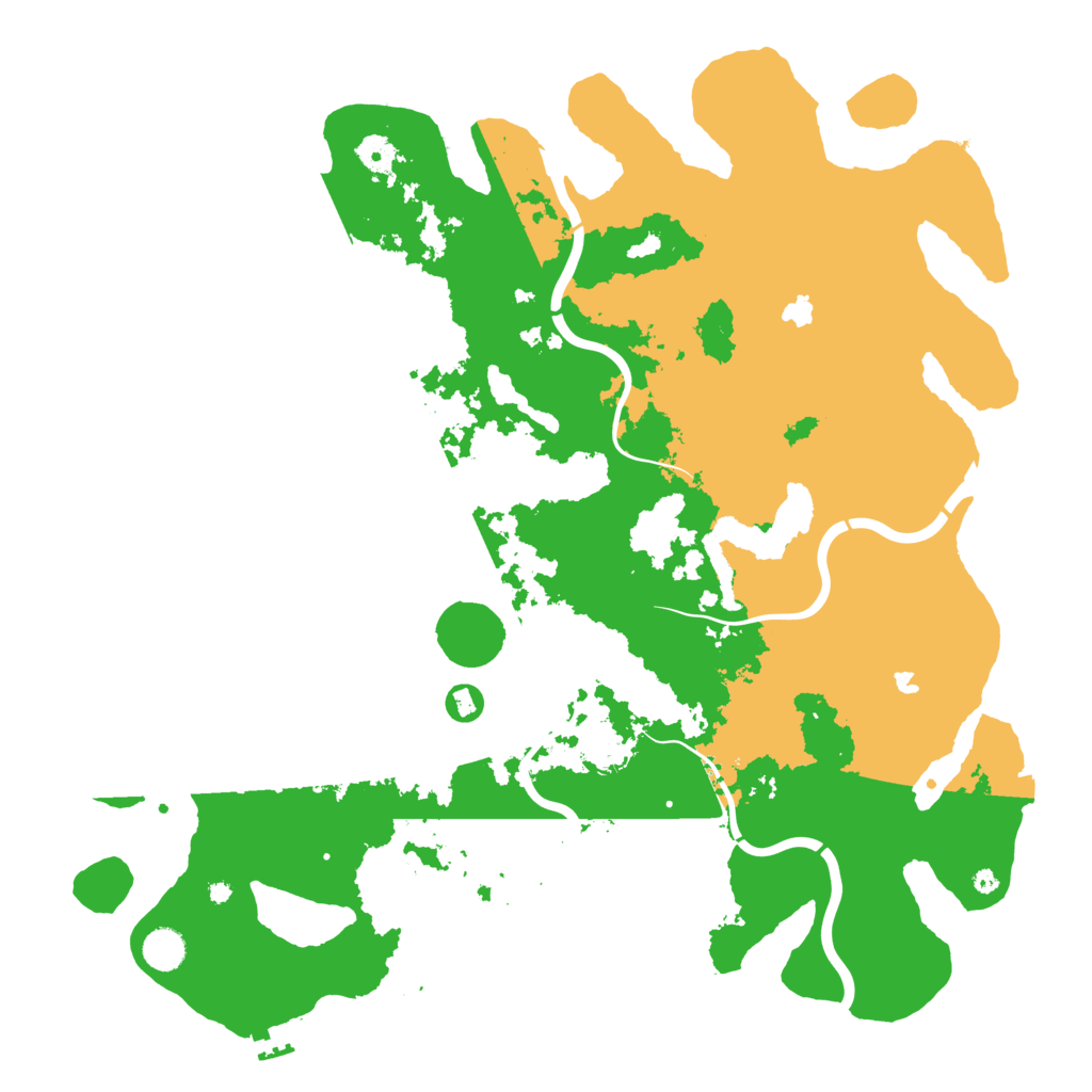 Biome Rust Map: Procedural Map, Size: 4500, Seed: 1579372594