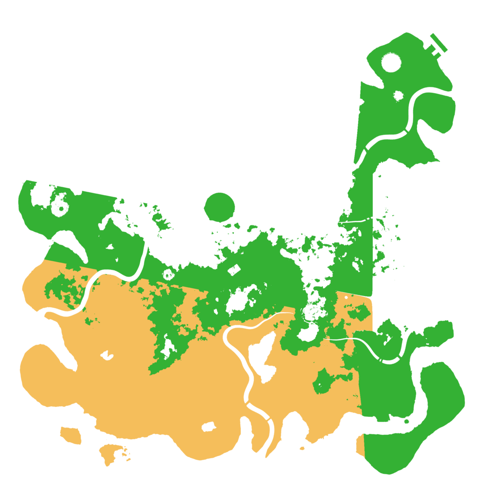 Biome Rust Map: Procedural Map, Size: 4500, Seed: 1892381856