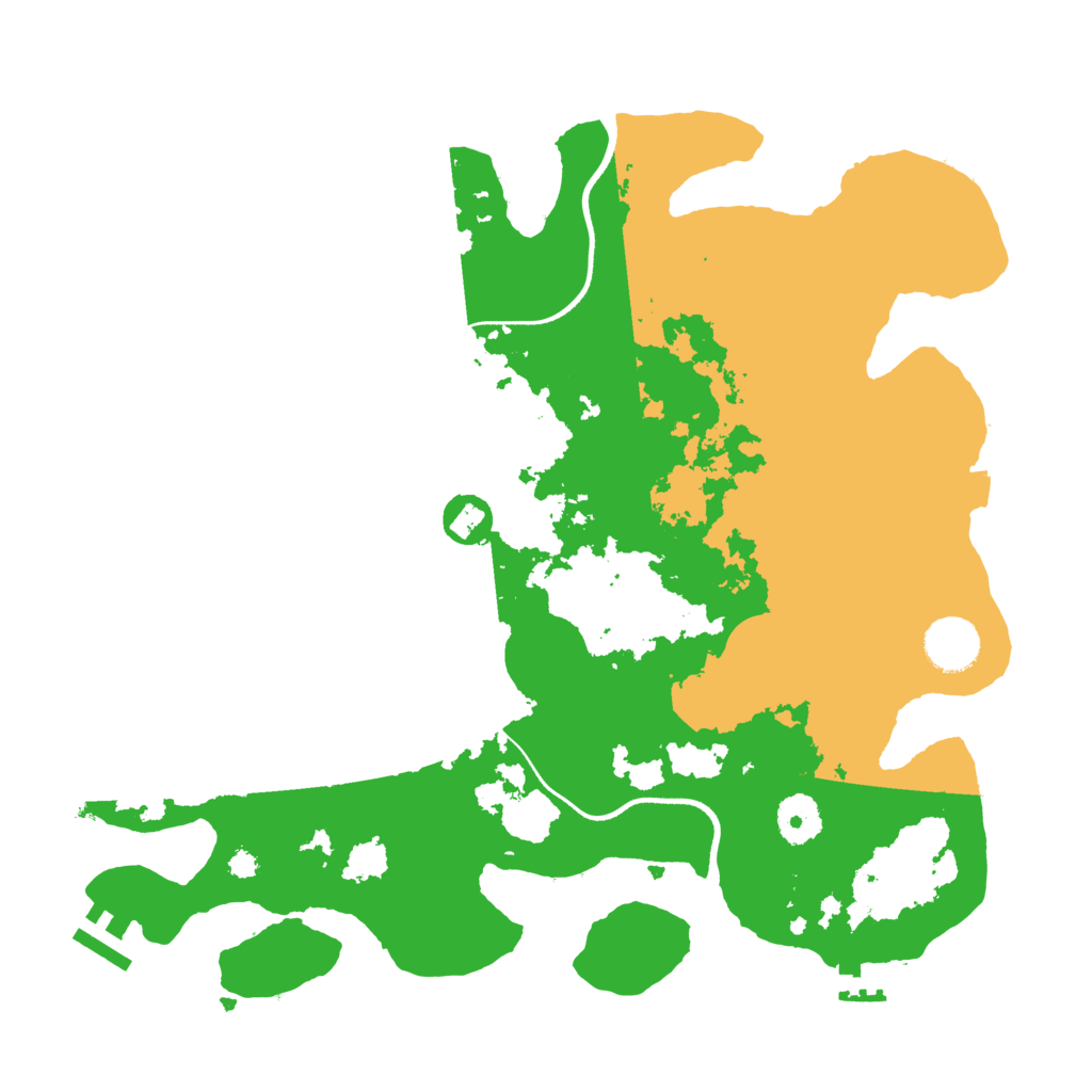 Biome Rust Map: Procedural Map, Size: 3500, Seed: 1588015796