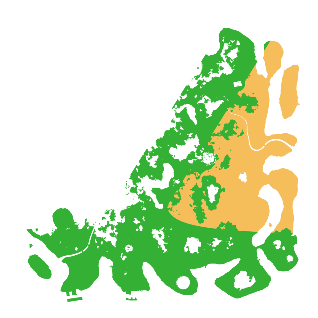 Biome Rust Map: Procedural Map, Size: 4250, Seed: 463941647