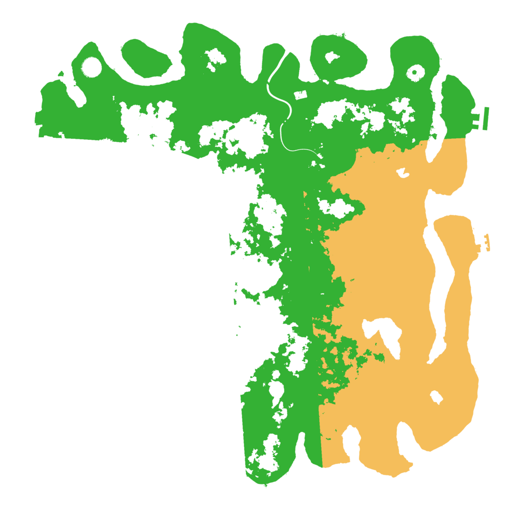 Biome Rust Map: Procedural Map, Size: 4500, Seed: 561995250