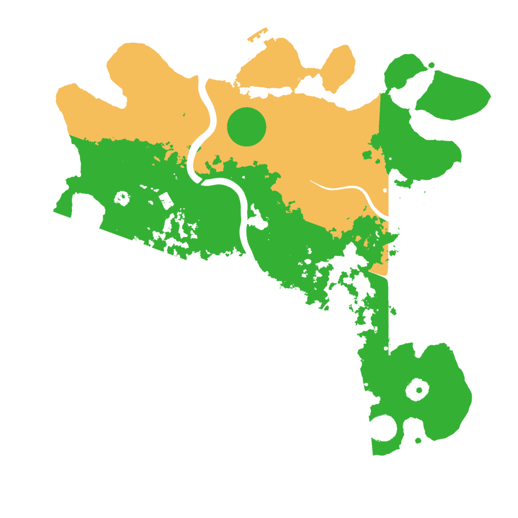 Biome Rust Map: Procedural Map, Size: 3500, Seed: 1571638729