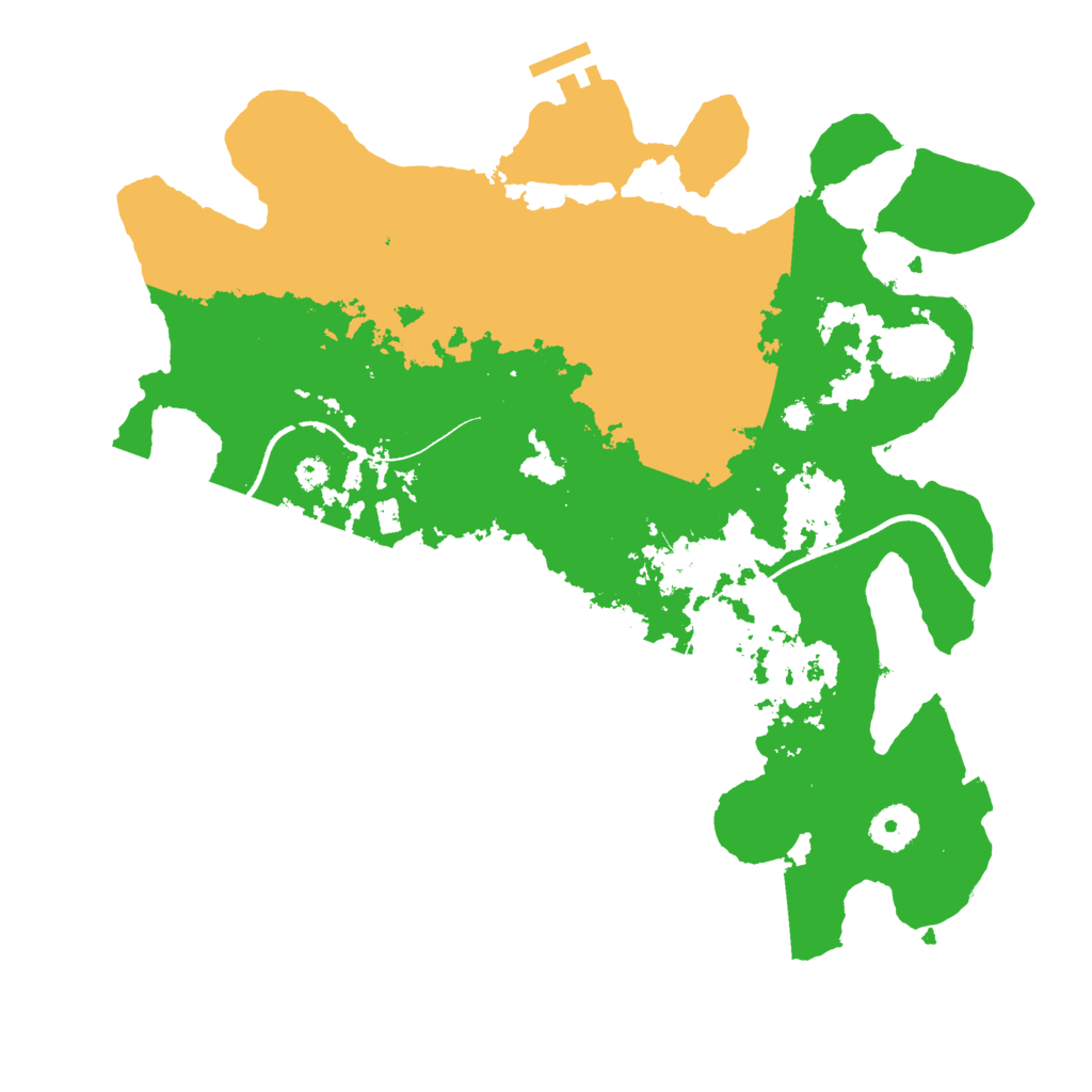 Biome Rust Map: Procedural Map, Size: 3500, Seed: 1571638729