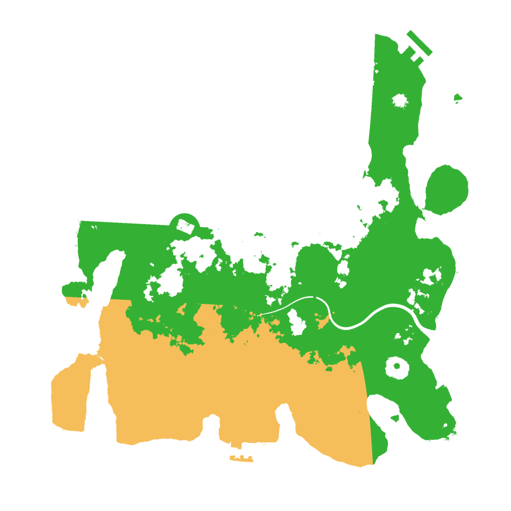 Biome Rust Map: Procedural Map, Size: 3300, Seed: 195559830